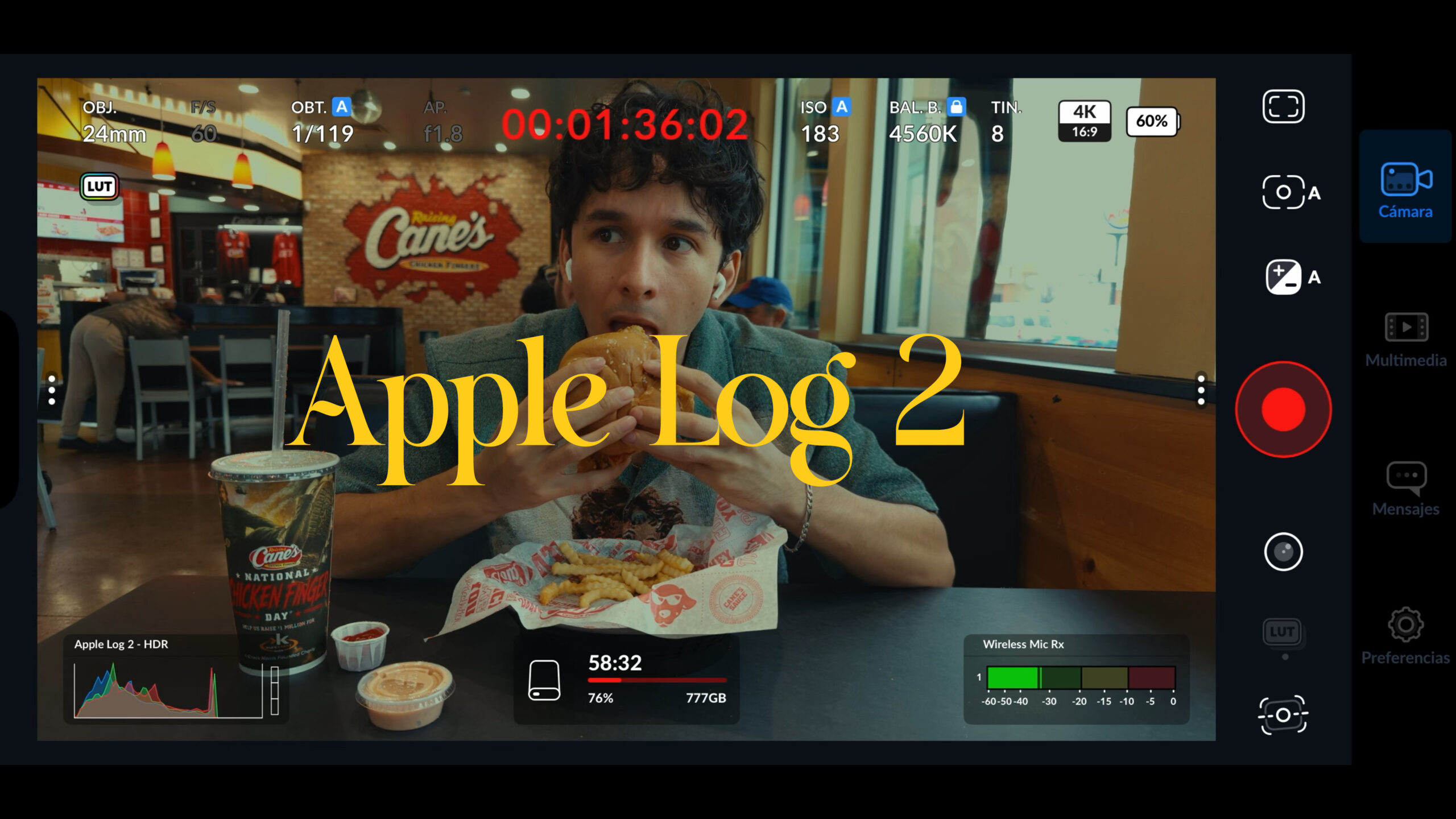 LUTs Apple Log 2